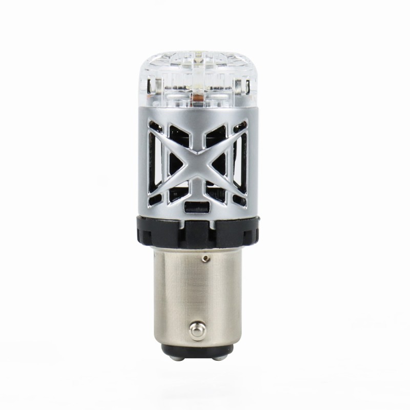 Par de luces LED de posición y freno de aluminio 1157 Red Bay15d P21/5W CSP de repuesto