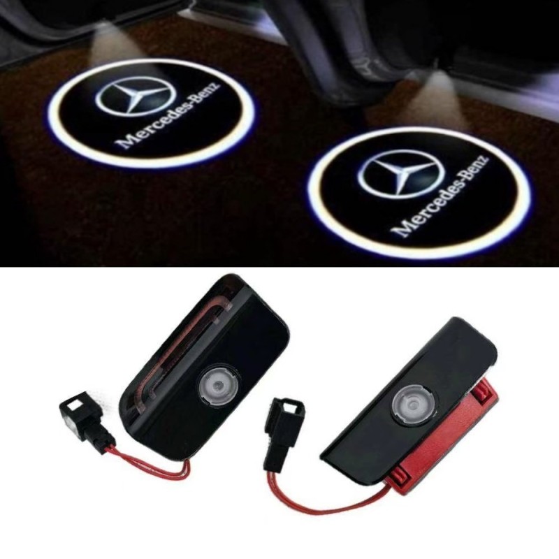Proyector de logotipo para puerta de Mercedes-Benz W206 W214 W223 EQE EQS GLC