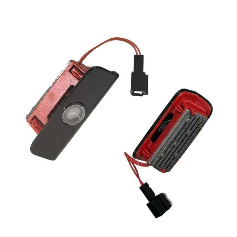 VISTA FRONTAL Y TRASERA Proyector Logo Bajo Puerta Mercedes-Benz W206 W214 W223 EQE EQS GLC