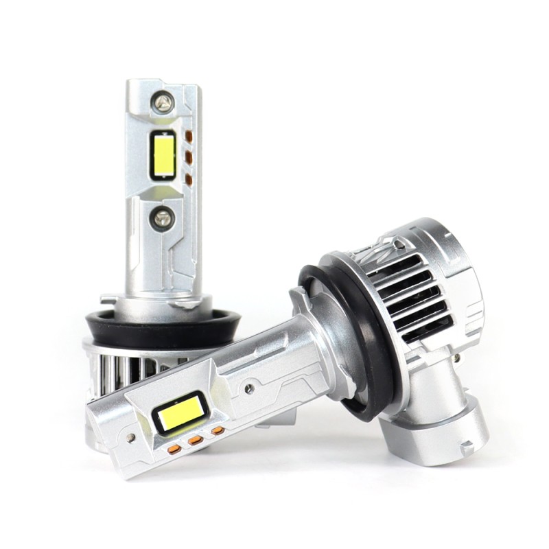 foro frontale e laterale Lampade Led H11 STRONG LIGHT 6000K 90W Reale Mini Super Luminoso Ultracompatto CanBus Plug & Play
