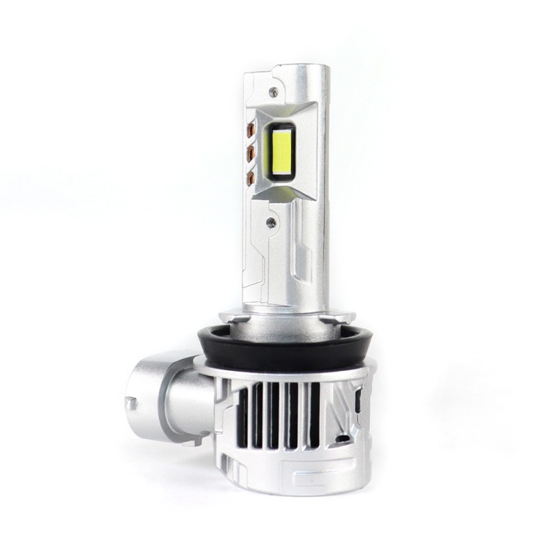 laterale  Lampade Led H11 STRONG LIGHT 6000K 90W Reale Mini Super Luminoso Ultracompatto CanBus Plug & Play con Ventola