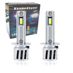 Lampade LED H1 STRONG LIGHT Kit 12v 6000K 70W Reale Mini Super Luminoso Ultracompatto CanBus Plug & Play con Ventola