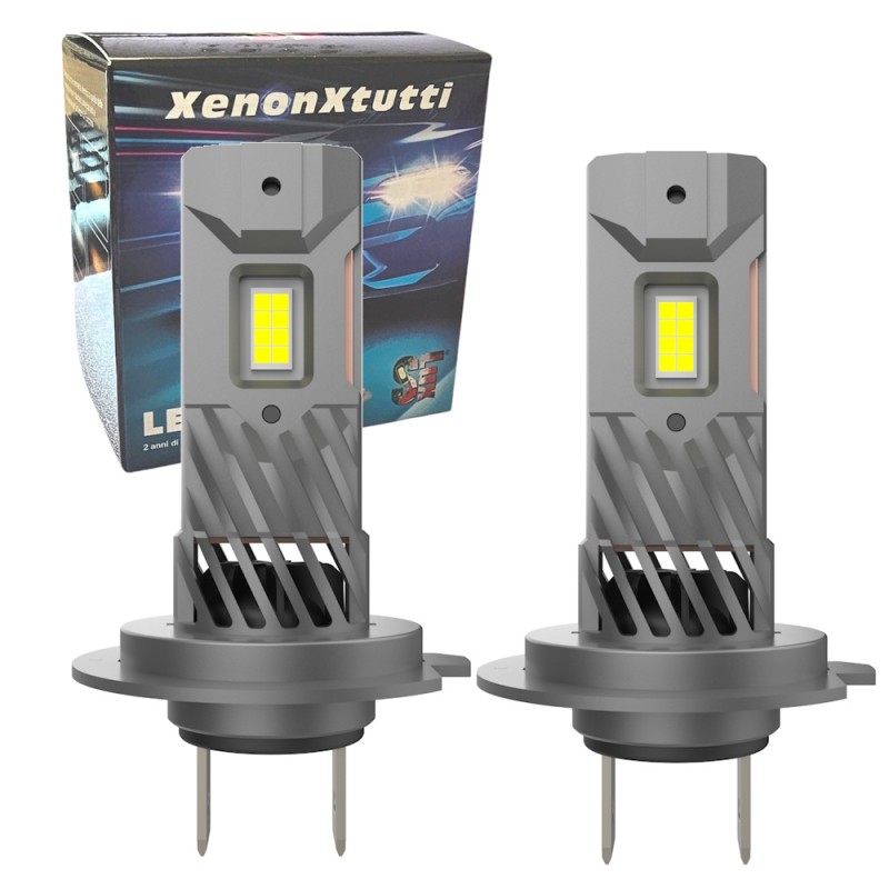 Lampade Led H7 35W HyperLed Mini Ultracompatto 12V CanBus Bianco 6000k