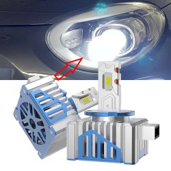 Lampade Led D5S 25W per Lenticolare Anabbagliante Abbagliante 6000k potenza