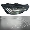 Fibra Ottica Policarbonato DRL Destro Audi A6 C8 Matrix Ricambio Faro Led Acrylic Tube Guide Strip Light