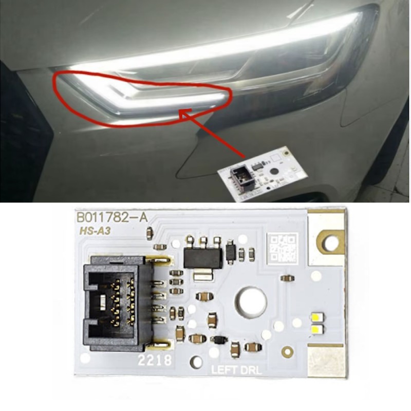 Modulo Led B011782-A HS-A3 Sinistro Luce Audi A3 8VA 8VF DRL Matrix Marcia Diurna Daytime Running Light