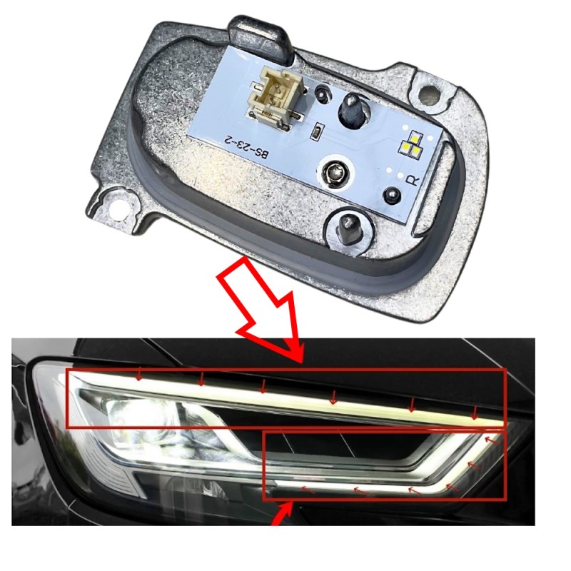 Modulo Led 8V0998474B Matrix Marcia Diurna Audi A3 S3 RS3 8V Destro Daytime Running Light