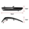 dimensioni  Citroen C3 IV Freccia Led Sequenziale Specchietto Dinamico Mirror Light