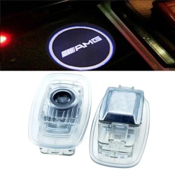 Plug and Play Mercedes CLA CLS AMG Logo Projection LED Courtesy Ceiling Lights