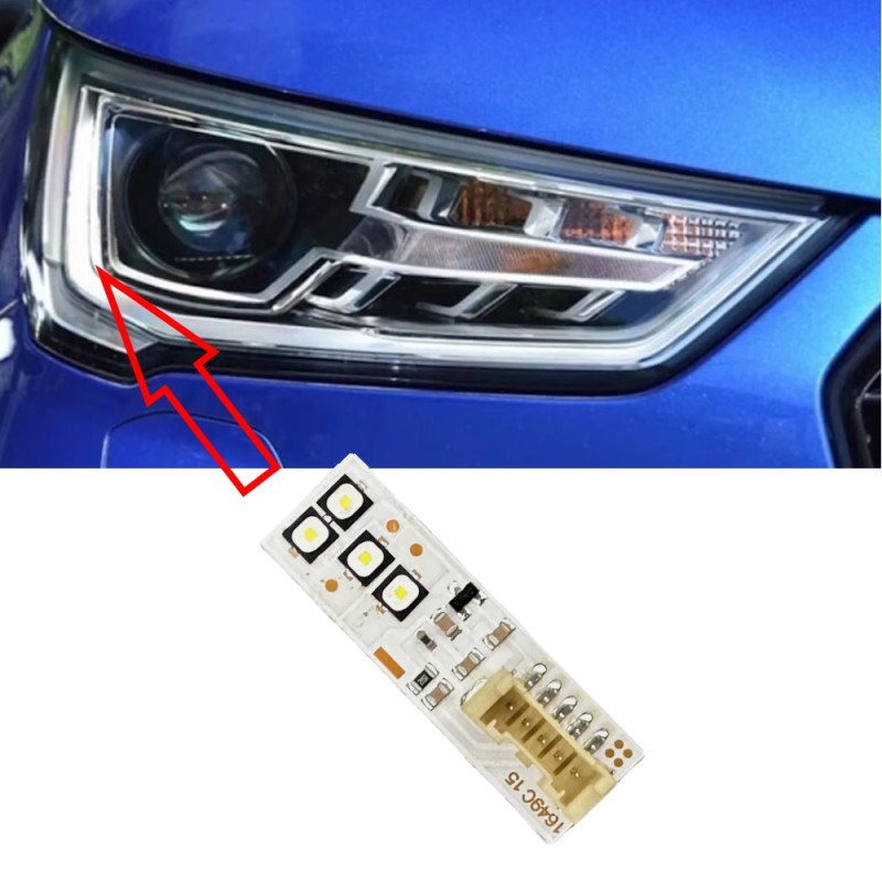 Módulos LED DRL 8XA941475 8XA941476 Audi A1 8X Faros delanteros Luces de circulación diurna