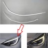 Fibra Ottica Policarbonato DRL Sinistro Infiniti QX30 Q30 Ricambio Faro Acrylic Tube Light Guide