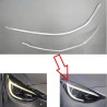 Fibra Ottica Policarbonato DRL Destro Infiniti QX30 Q30 Ricambio Faro Acrylic Tube Light Guide