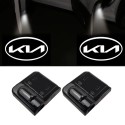 Proiettore Logo LED KIA EV4 per Portiera con Batteria no Fori no Connessioni Plug & Play