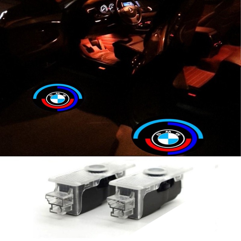 Proiettore Logo LED BMW Nuovo Sotto Porta Serie M X1 X3 X4 X5 X6 3 4 5 6 7 Z GT Luci di benvenuto Vetro