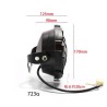 misure faro 7 pollici con staffa e griglia led