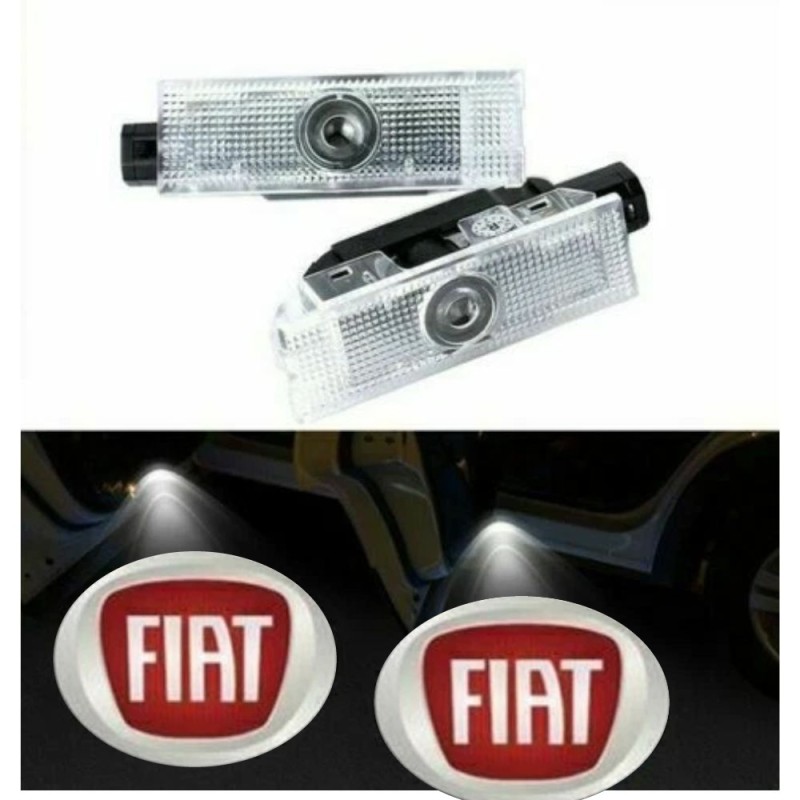 Proiettore Logo Led Fiat 500x Sotto Porta Specifico Con Stemma Bemvenuto