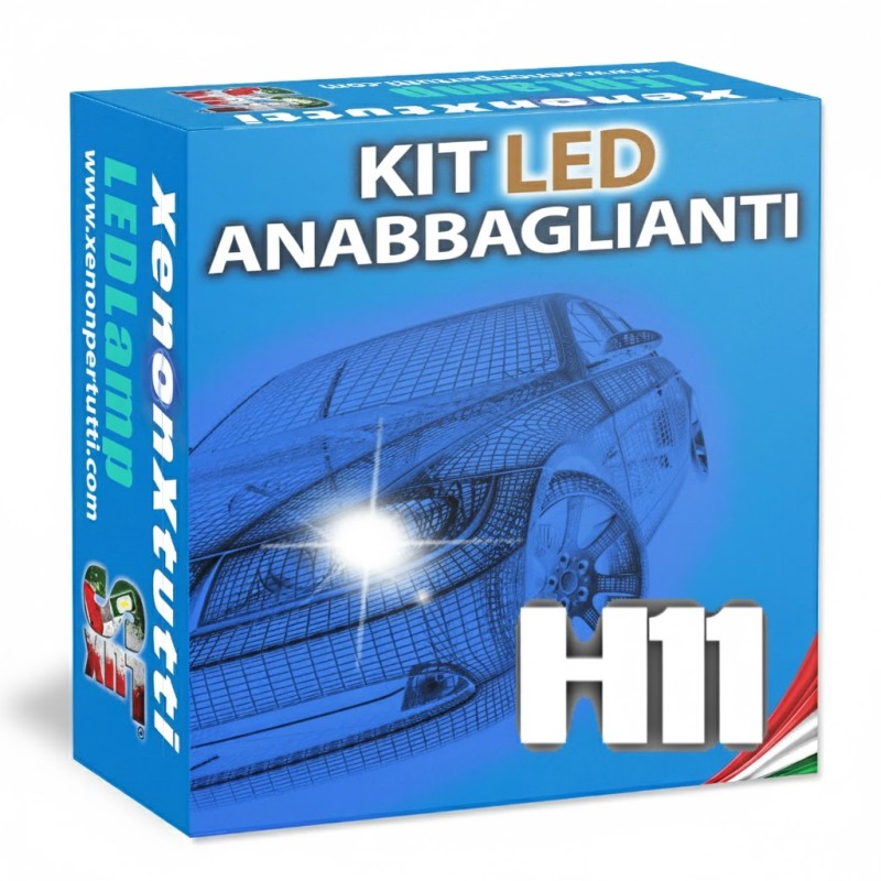 Lampade Led Anabbaglianti H11 per TOYOTA Hilux VIII (2015 -2020) tecnologia CANBUS Kit 6000k Luce Bianca