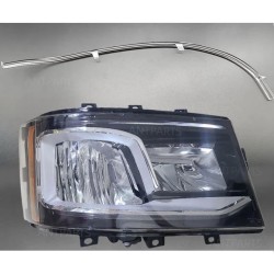 Fiber Optic Polycarbonate DRL Scania Right Replacement Headlight Acrylic Tube Light Guide