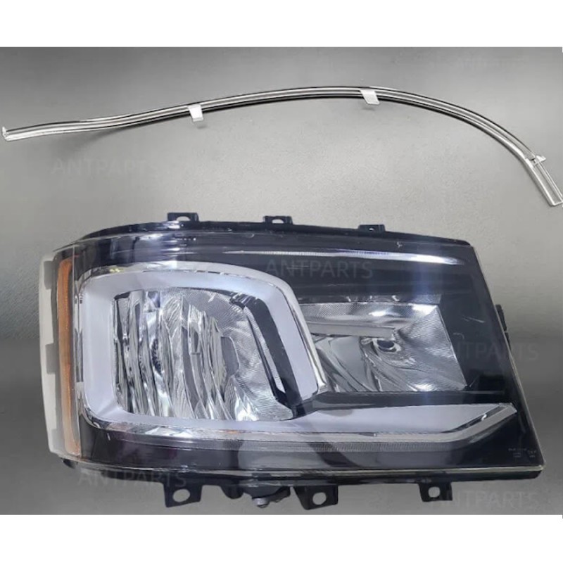 Fiber Optic Polycarbonate DRL Scania Right Replacement Headlight Acrylic Tube Light Guide