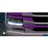 Changed result Fiber Optic Polycarbonate DRL SCANIA Right Replacement Headlight Acrylic Tube Light Guide