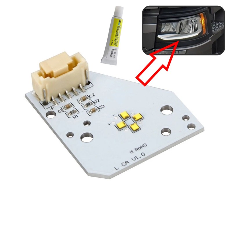 Módulo LED de luces de circulación diurna delanteras izquierdas Scania ST4235F 196033-01