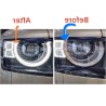 Fiber Optic Effect Polycarbonate DRL Right Defender L663 Replacement Headlight Acrylic Tube Light Guide