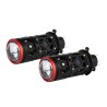 laterale e lente Kit Proiettore Mini H4 Bi-Led Lenticolare All In One 80W