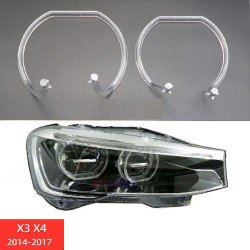 Faro delantero FULL LED de fibra óptica de policarbonato Destro DRL para BMW Serie X3 F25 X4 F26