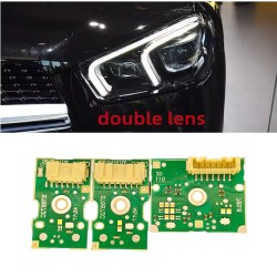 7 PIN LED Module Headlight Mercedes W167 Turn Signals and DRL Left Blue Welcome