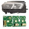 Módulo LED de 6 pines para faro delantero Mercedes W167 con intermitentes y luz diurna derecha