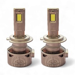 Kit LED H7 de 130 W para proyectores lenticulares y parabólicos. Potencia muy alta. Atenuación definitiva.