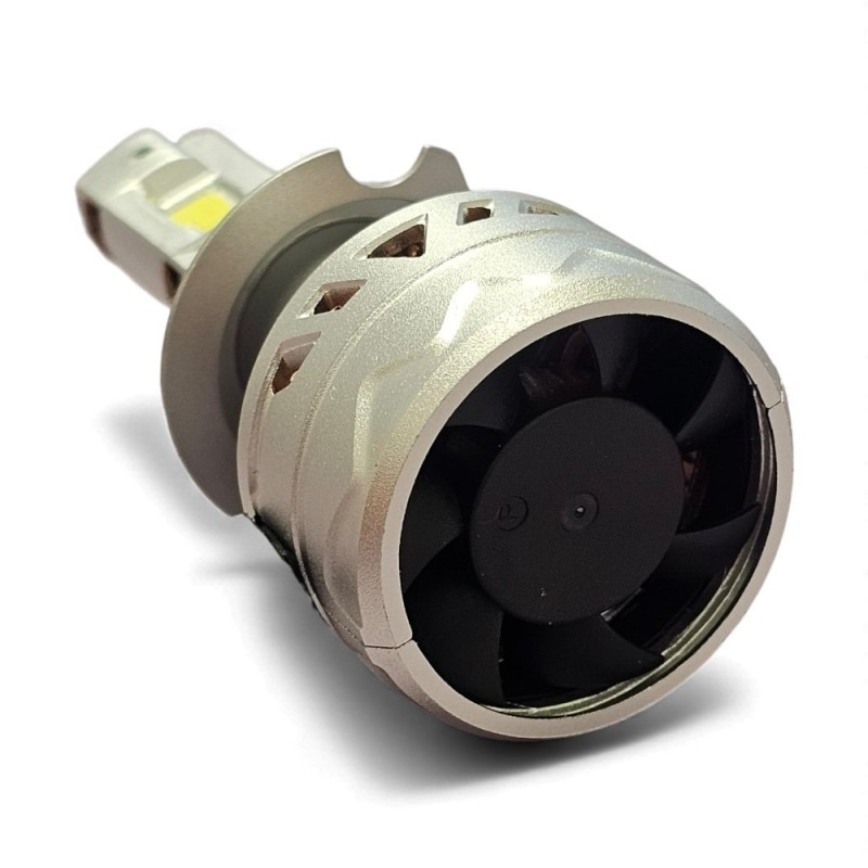 H7 110W LED Kit Fan for 14,500LM COPPER 7000K Lenticular and Parabola Very High Power