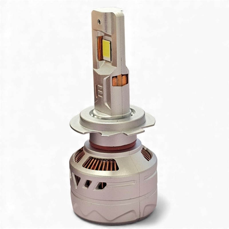 Kit 4 Tubos Refrigerantes H7 Led 110W para 14.500LM COBRE 7000K Lenticular y Parabólico Muy Alta Potencia