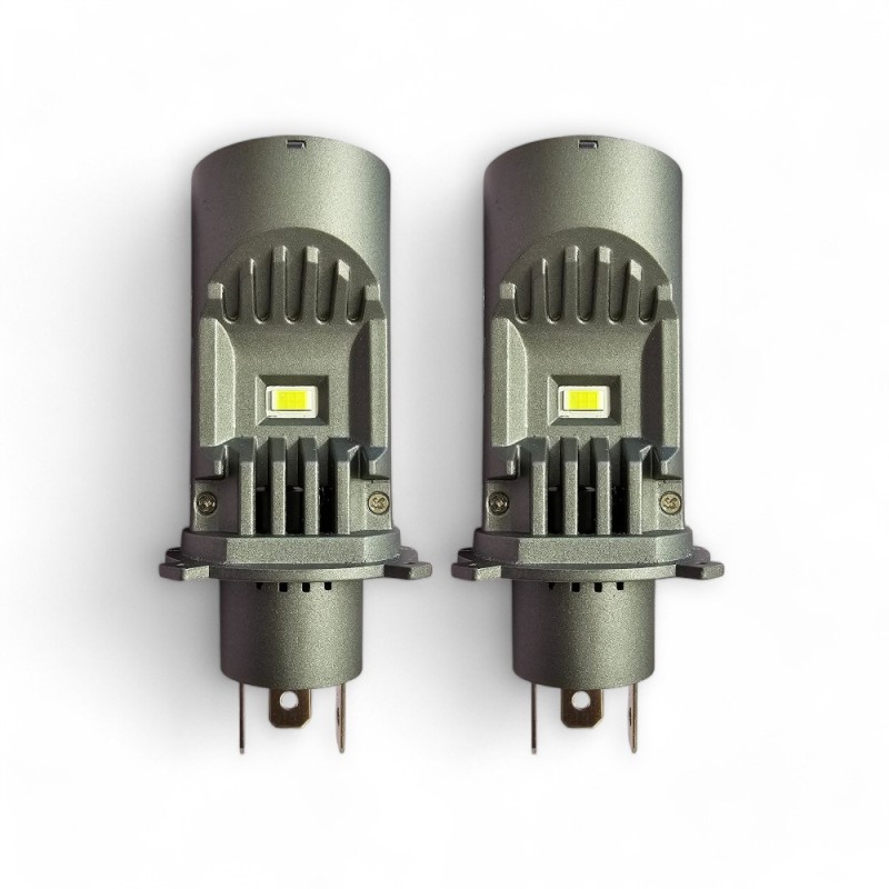 Kit Proiettore Mini H4 Bi-Led Lenticolare All In One 35W T25