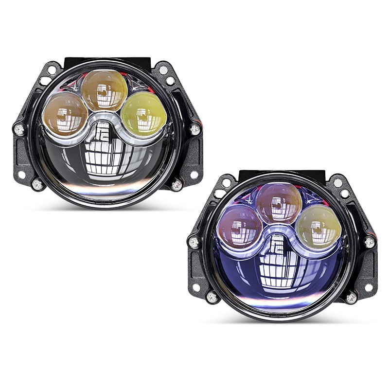 frontale Proiettore Lenticolare 3Laser LED 3 Pollici 75W 12V 6000K