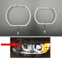 Fiber Optic Polycarbonate BMW 1 Series F20 Left DRL Replacement Headlight LED Acrylic Tube Guide Strip Light