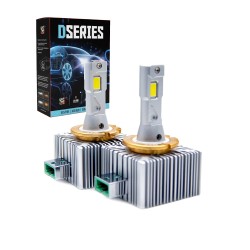 Lampade Led D3S 6000k 35W Sostituzione Dirette Xenon Plug & Play Gold HyperLed