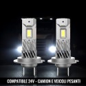 Lampade Kit LED H7 24V 6000K Camion Revolution Dimensione come Originali