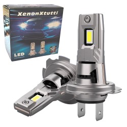 Lampade Led H7 Rotativo VENTOLA 6000K Canbus Base che Ruota Stessa Misura Originale