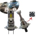 Lampade Led H7 CORTE con VENTOLA 6000K Canbus Stessa Misura Originale REVOLUTION