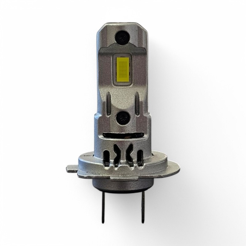 chip led Lampade Led H7 CORTE con VENTOLA 6000K Canbus Stessa Misura Originale REVOLUTION