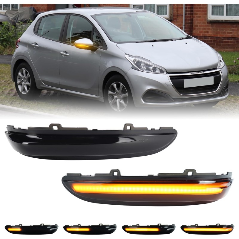 Peugeot Citroen 57B1206E 1607512680 Freccia Led Sequenziale Specchietto Dinamico Mirror Light