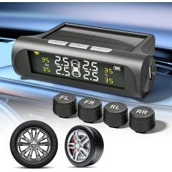 Wireless Tire Pressure Monitoring System 4 External Sensors