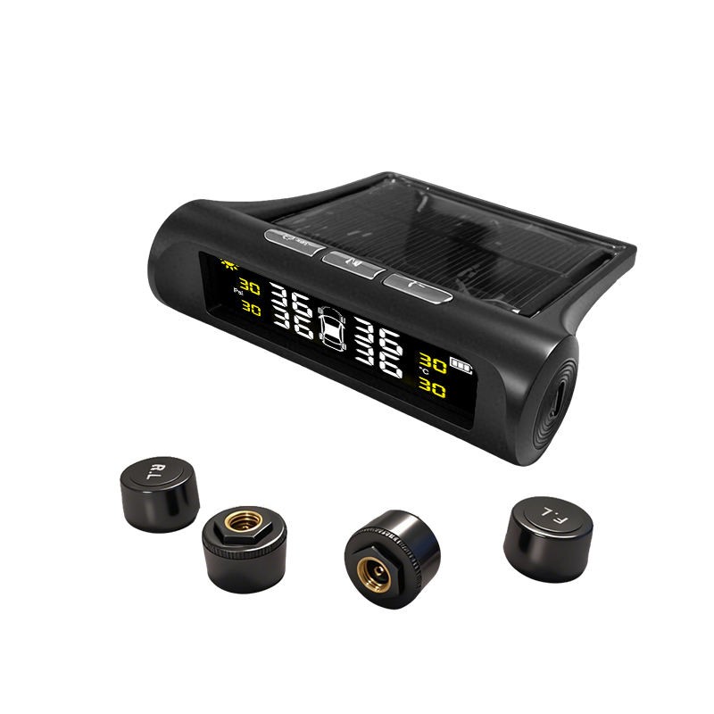Tire Pressure Monitor Wireless Tire Pressure Monitoring System 4 External Sensors