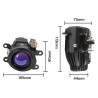 misure Coppia Proiettori Lenticolari LED 2 Pollici IP67 55W Faro Lente Ultra Compatto Moto Auto