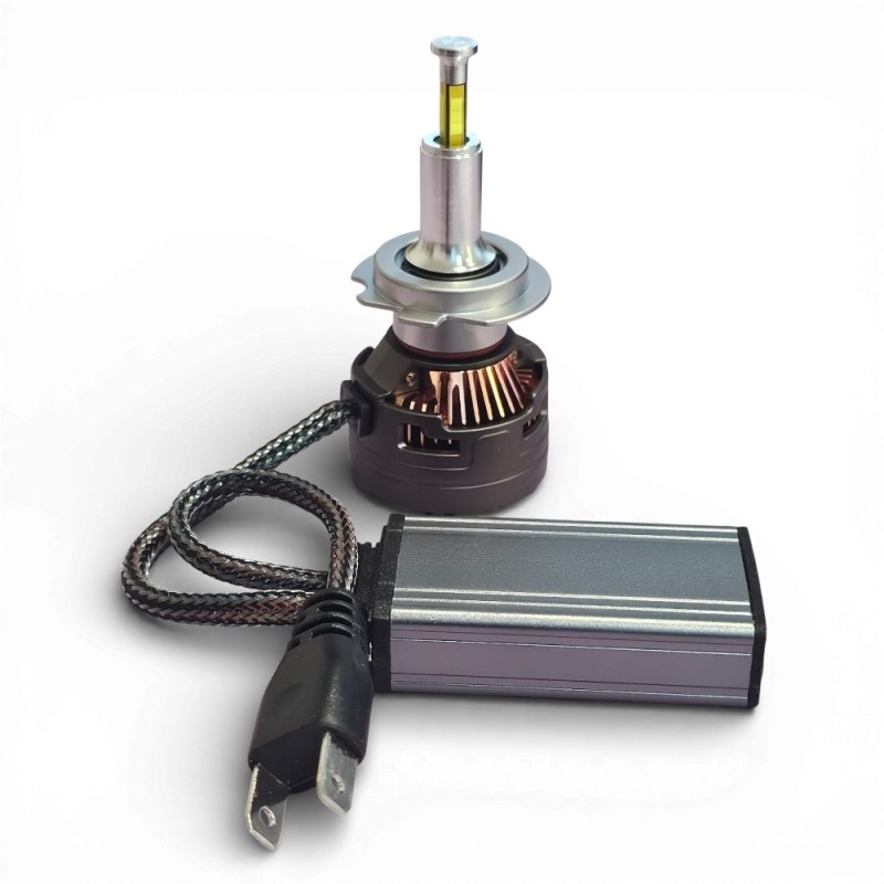 control unit and lamp LED lamps H7 360 TOP-RADIANT Uniform Without Shadows Specific Lenticular