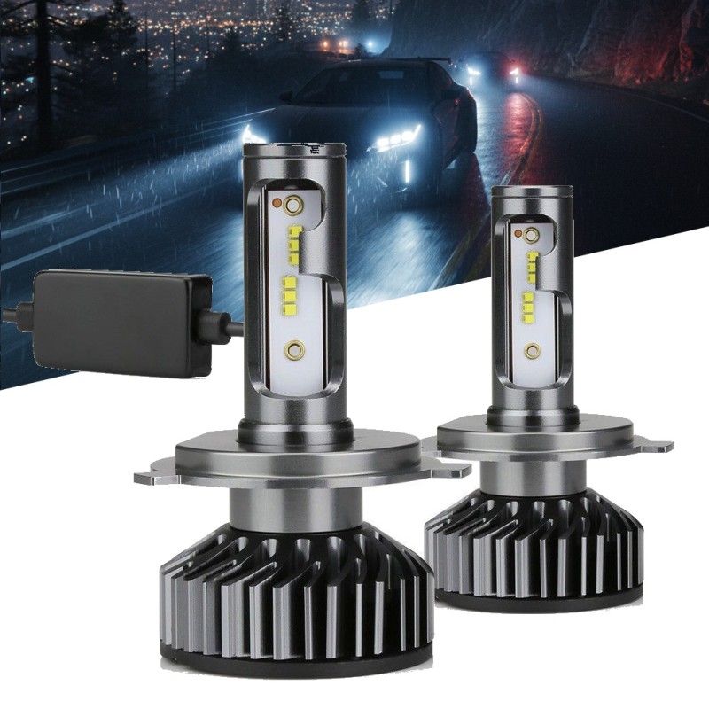 H4 Z-Es AURORA LED Kit 6000k Lamp Low Beam High Beam Canbus