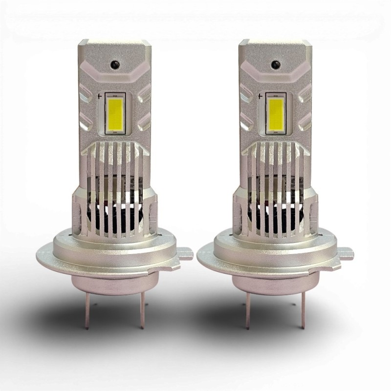 coppia Lampade Led H7 LAMPO con VENTOLA 6000K Canbus Stessa Misura Originale REVOLUTION Pro