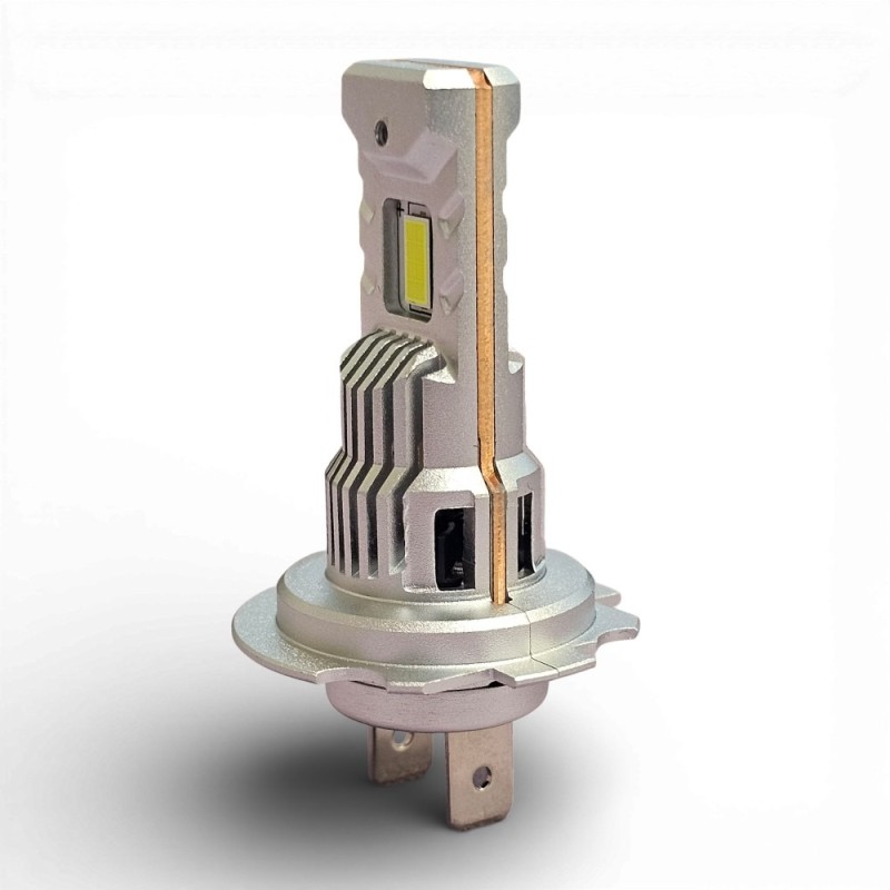 laterale Lampade Led H7 LAMPO con VENTOLA 6000K Canbus Stessa Misura Originale REVOLUTION Pro