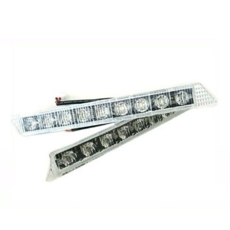 Kit de luces LED de conducción diurna DRL 18 SMD cada luz delantera